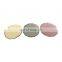 Custom Modern Grey Yellow Pink Matte Under Stoneware Ceramic Porcelain Charger Dinner Wedding Dish Plates With Gold Rim