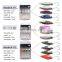 Mixed Colors Fishing Lures Spoon Bait Set Metal Lure Kit Sequins Fishing Lures with Box single Hooks Fishing Tackle hard Bait
