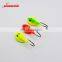 High Quality wholesale artificial mini 2g-5g 3D eyes metal jig head fishing lure  jigging heads with hook