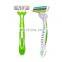 The hottest selling fashion hair removal knife can be customized green shaving knife