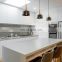 Single&Marble Grain Quartz Stone Gray Lacquer Kitchen Cupboard Modular Kitchen Cabinets