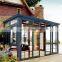 Customized winter garden free standing sunroom design manufacture from china
