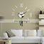 K&B factory wholesale popular modern style EVA+Acrylic diy wall clock large