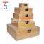variety square wooden boxes keepsake storage with lid and clasp