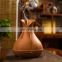 400ml Vase Shape Security Fog Machine Smart Ultrasonic Wood Essentia Oil Aroma Diffuser Air Humidifier