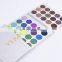 75 Colors Extra Large Makeup Vegan Cosmetic Eye Shadow Palette Pressed Powder Container Custom Made