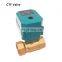 CTF-001 SS304 Brass UPVC BSP NPT shutoff motorized ball valve for water Control