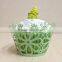 2016 Party Decoration Flower Theme Laser Cut Cupcake Wrappers in Green