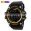SKMEI 1227 Outdoor 5Bar Digital Men Silicone Strap Sport Waterproof Smart Watch