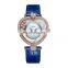 AILANG 8810L Elegant Stone Rose Gold Lady Quartz Watches Analog Wristwatch for Women Heart Dial Womens Watch