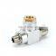 SNS air induction check valve pneumatic air control one way speed valve