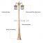 Outdoor Retro European Style Waterproof 220V E27 Lot Street Light 60W 90W 120W LED Street Pole Lighting