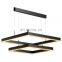 Residential Fixtures Decorative Cafe Chandelier Lamp Home Modern Crystal Nordic Stainless Steel LED Pendant Lamp