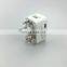 Wholesale One to three multi outlet 3 round pin 1A/2A USB Conversion plug travel adaptor