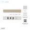 Swiss outlets with USB charger type A and C for Under desk installation