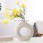 New Product Nordic Ins Creative Ceramic Circles Vase Hydroponics Vase For Wedding Table Decor Decorations For Home