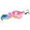 Byloo China Famous Mini High Quality Realistic 3d frog fishing lure carp black green yellow multi color lure frog with hook 6#