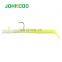 JOHNCOO Double Colours 12cm 15.5g Jig Fish Head Sinking Fishing Lure Vivid Body Jigging Soft Bait