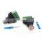 Easy Use Network RJ45 Male To 8 Pin Block Av Terminal Connector Screw Adaptor