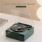 2022 New Blue-tooth 5.0 Vintage Vinyl Record Design Alarm Clock Home Mini Speaker Wireless Portable Speaker