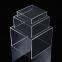 Transparent Acrylic Display Riser Boxes with Hollow Bottoms