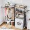 Toilet washing machine storage rack  Floor to floor toilet storage rack   Balcony bathroom toilet rack   basin rack