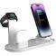 Wholesale 3 In 1 Portable 15W Fast Charging Magnetic Stand Up Wireless Charger Station for Cell phone smart watch earphone