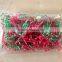 Red Paper Stuffer, Light Basket Raffia Confetti, PP Crinkle Cut Metallic Paper Shred