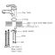 Chrome Pull Out Spray Mixer Water Tap Basin Faucet Swivel Sink Kitchen Bathroom