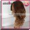 full lace hot selling human hair wig in body wave blonde color