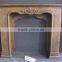 French Country Manmade Reclaimed Wood Wall Decorative Fireplace