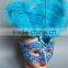 Wholesale Cloth Trim Big Ostrich Feather Mask For Bachelorette Party Supplies