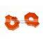 BJ-CA-KT001-OR Motorcycle CNC Rear Axle Spindle Chain Adjuster Blocks for KTM DUKE 125/200/390