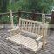 wooden adult garden swing seat