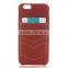 card slots phone case for iphone 6 case with card holder