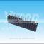 Dongguan manufacturer 2.54mm pitch single layer row straight round female header connector