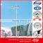 LED High Mast steel Lighting Poles with Lifting System for square airport lighting