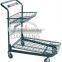Dachang Factory Shopping Trolley with baskets Powder Coated Two levels/trolley cart/small and convenient cart/AEON style