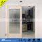 automatic residential door with security glass
