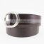 2015 Fashion PU Brown Leather Belt With High Quality Alloy Buckles in Yiwu