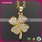 2016 Brand New Gold Crystal Dry Flower Necklace