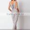 sleeveless v neck long adult bodycon jumpsuits 2016 sexy