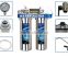 Home Water Purifier System 2 Stage Stainless Steel Big Blue Water Filter