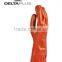 PVC-coated Anti-acid and Chemical 35cm Lining Cotton Safety Gloves
