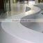 modern curved artificial stone reception desk