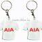 2D Custom Shaped Soft Pvc Rubber Keychain, 3d Pvc Keychain Paypal Accept