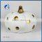 mini artificial pumpkin ceramic halloween pumpkin with leaves