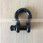 3/4'' D shackle US type shackle for tow strap with black powder coating