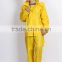 2016 yellow Reflective raincoat suit