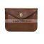 Promotion A4 leather briefcase zipper pad case